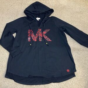 Michael Kors Black Hoodie with Red Logo size 1X